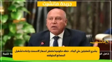 بشرى للمقبلين على البناء.. خطة حكومية لخفض أسعار الأسمنت وإعادة تشغيل المصانع المتوقفة 2